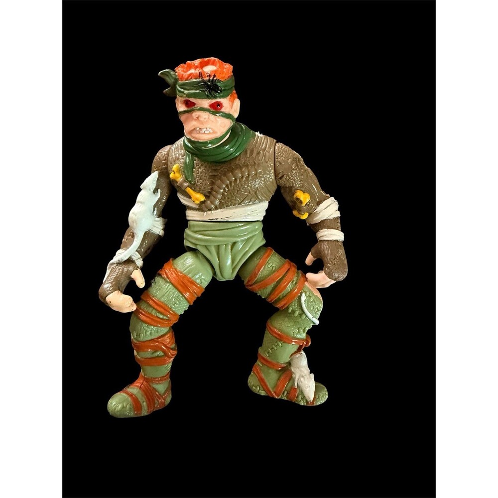 Vintage 1989 Playmates TMNT Rat King Action Figure – Original Teenage Mutant Nin